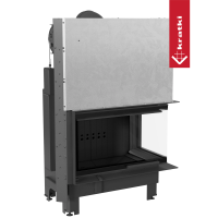 Топка Kratki PRO MBO/P/BS/G угловое стекло справа гильотина Топка Kratki PRO MBO/P/BS/G угловое стекло справа гильотина
