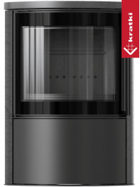 Печь Kratki PRO BJORN GRAFITE SATIN с верхней плитой Печь Kratki PRO BJORN GRAFITE SATIN с верхней плитой