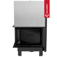 Топка Kratki PRO MBZ/L/BS/G угловое стекло слева, гильотина Топка Kratki PRO MBZ/L/BS/G угловое стекло слева, гильотина