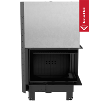 Топка Kratki PRO MBZ/P/BS/G угловое стекло справа, гильотина Топка Kratki PRO MBZ/P/BS/G угловое стекло справа, гильотина
