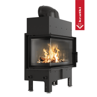 Каминная Kratki PRO FLOKI/M/L угловое стекло слева Каминная Kratki PRO FLOKI/M/L угловое стекло слева