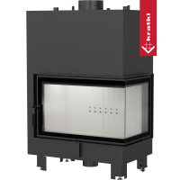 Топка с теплообменником Kratki PRO MBO/PW/15/P/BS/W угловое стекло справа Топка с теплообменником Kratki PRO MBO/PW/15/P/BS/W угловое стекло справа