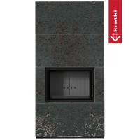 Каминокомплект Kratki PRO FLOKI OXIDE NERO Каминокомплект Kratki PRO FLOKI OXIDE NERO